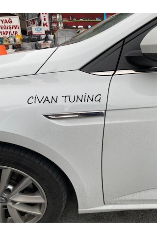 Megane 4 Çamurluk Çıtası Krom 2016-2020