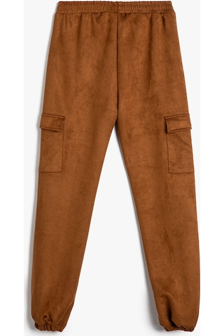 Koton Basic Jogger Eşofman Altı Cep Detaylı Beli Lastikli Deve Tüyü 4wkg40157ak 4WKG40157AK100 Taba