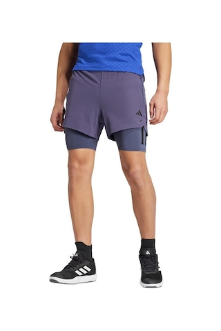 Adidas Power 2in1 Sho Erkek Şort Ix9096 Mavi