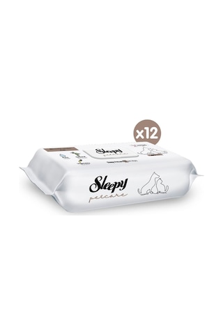 Sleepy Petcare Evcil Hayvan Islak Havlusu 12X60 Yaprak
