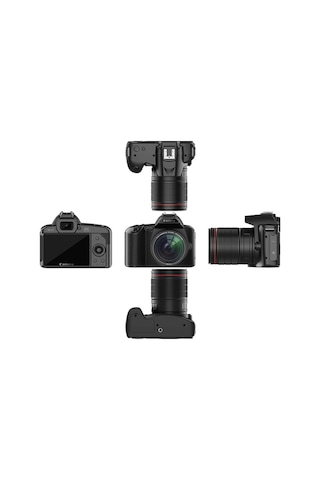 4k Dijital Kamera Wifi Video Kamera 64mp Çift Lens 3 İnç Ips Ekran 16x Sarsıntı Önleyici Dw