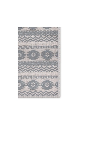 Finike Doğal Pamuklu 2'li Banyo Paspas Seti 60x100+50x60 Cm Gri Gri
