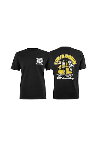 Sıp Scootershop Sıp T-shirt - 1 Up / 3 Down Siyah / Sıp