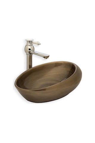Eva Banyo Lena E-7023 Tezgah Üstü Porselen Lavabo
