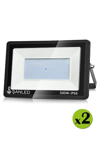 500w 30.000 Lümen 6500k Beyaz Işık Smd Led Projektör-2 Adet