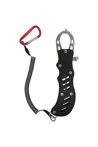 Eurofish Aluminum Grip Metal Balık Tutucu Maşa Siyah