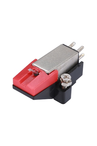 Ranyeek Q1 Mm Tipi Siyah Kırmızı Plastik-messing Platın Çalar Başlığı - 33/45/78 Rpm Uyumlu, Ses Kalitesi Yüksek, Kayıt Aşınmasını Azaltır - 1 Adet