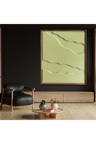 Minimalist Dekorasyon İçin 3d Kum Dokulu Soyut Sanat Tablosu, Evinize Derinlik Katın-52505