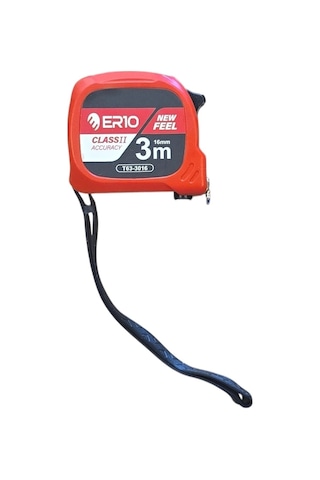 Er10 Şerit Metre Plastik Abs Çift Kilitli 3mx16mm T63-3016 0-99 M