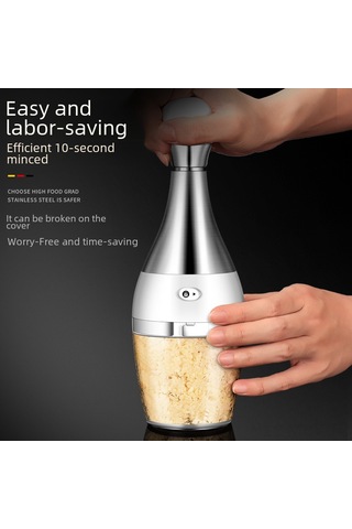 Monyee Ev Kullanımlı 304 Çelikli El Garlic Crusher - Minik, Çok Amaçlı Sarımsak, Soğan Ve Sebzeleri Ezme, Dilimleme Ve Parçala Aleti Diğer