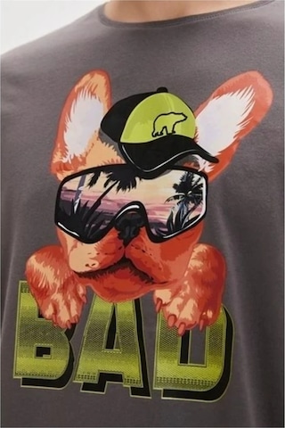 Bad Bear Spark Asfalt Baskılı Erkek Tişört Siyah