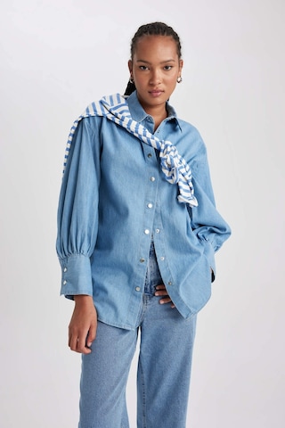 Defacto Fashion Fit Jean Gömlek B2391AX23HSNM28 Mavi