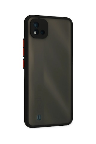 Uryport Realme C11 2021 Kılıf Montreal Silikon Kapak - Siyah