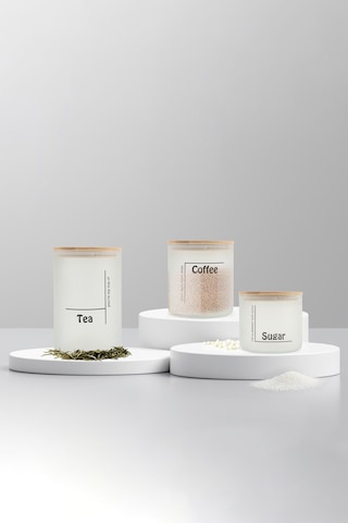 Rakle Daily Jar 3'lü Kavanoz Seti Beyaz 1050 Cc/ 600 Cc/ 535 Cc Renkli