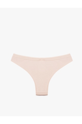 Koton Modal Karışımlı Normal Bel Rahat Kalıp Brazilian Külot Pembe 7wlk30076mk Gül
