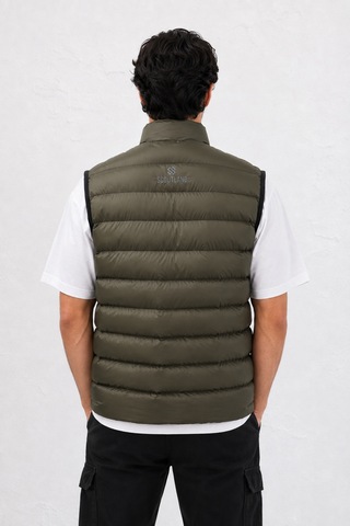 Camp Scoutland Camp451 Outdoor Tactical İç Cepli Su İticili Erkek Mevsimlik Dolgulu Şişme Yelek Haki