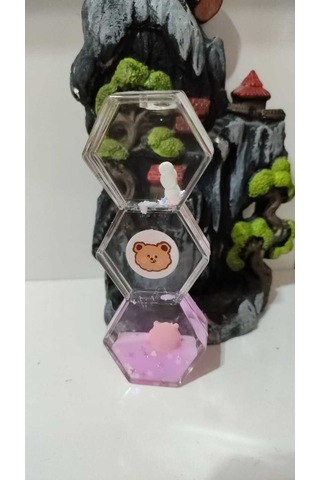 Sulu İçi Dönen Model Saat Boyut 13cm