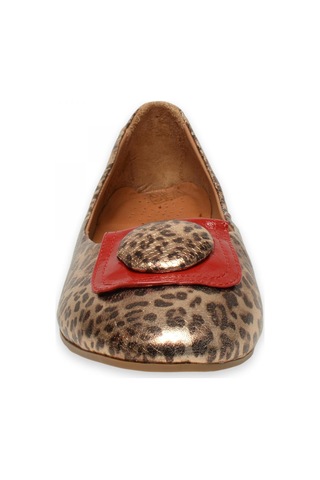 Mammamia D25ya-7225 Günlük Leopar Kadın Babet LEOPAR