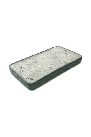 Uzunbebe 100X190 Heyner Çift Yönlü Bamboo Ve Organic Cotton Yaylı Yatak