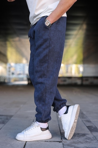 Lacivert Batik Desenli Jogger Eşofman Altı E6582 Lacivert