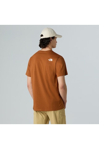 The North Face M Ss Easy Tee Erkek Tişört Nf0a8a6cboe1 Nf0a8a6cboe1 Yank Yanık Kahve