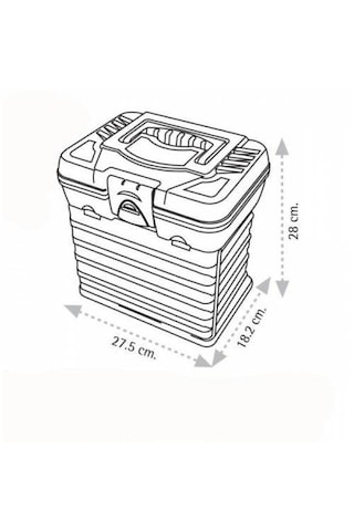 Super Bag ASR-2089 Organizerli Balıkçı Takım Çantası