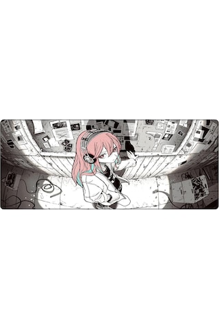 Gamer Mouse Pad 70x30 Mouse Pad Xl Büyük Oyuncu Ofis Anime Mousepad Anime Kız, 70x30 Cm 3mm Kalınlık