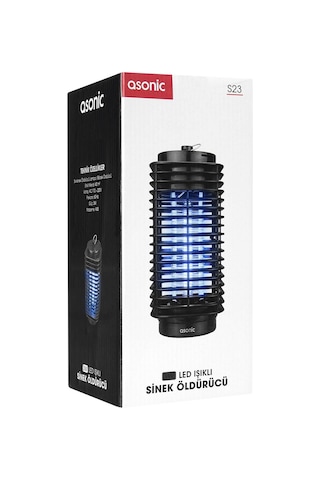 Asonic S23 3w Siyah Led Mavi Işıklı Sinek Öldürücü
