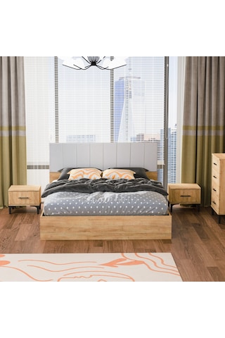Garaj Home Doğa Yatak Odası Takımı - Meşe