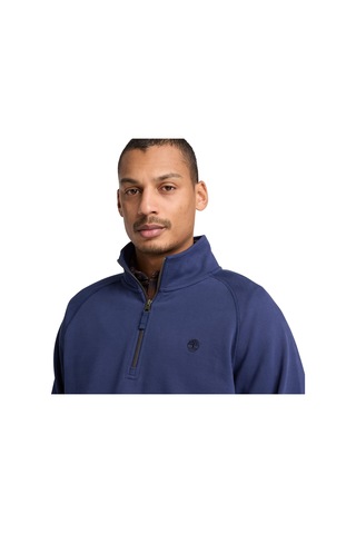 Bc0yhb9aıh1-r Timberland Exeter Rıver Tree Embroidered Logo 1-4 Z Erkek Sweatshirt Lacivert Bc0yhb9aıh1-r