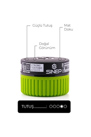 Sinep Pro-care Serisi Wax 150 Ml S8 Mat Sert Klasik Kokulu