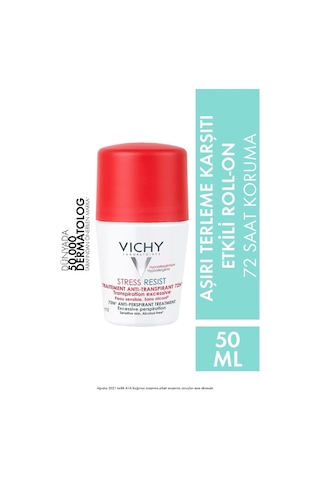 Vichy Hypoallergenic Stress Resist Anti-Transpirant Terleme Karşıtı Roll-On Deodorant 50 ML
