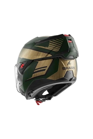 Shark Oxo Sıkter 180 Çene Açılır Kask Haki
