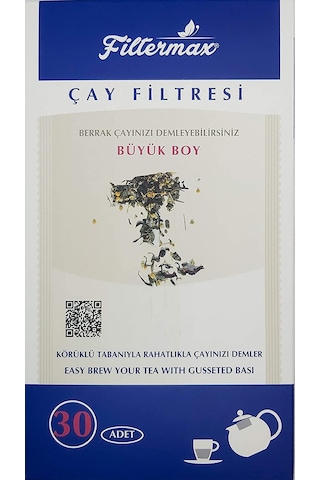 Filtermax Büyük Boy Çay Filtresi 3 Paket Beyaz