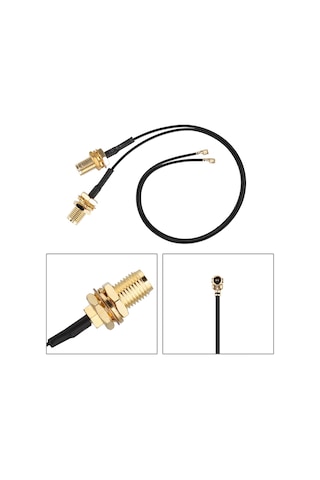 Springsun 4 Adet Ipex4-rp-sma Erkek Kablosu - Intel 9260ngw/7265ac/9650ac/bcm94360 İçin M.2/ngff Kablosu, Wıfı Sinyal Güçlendirici