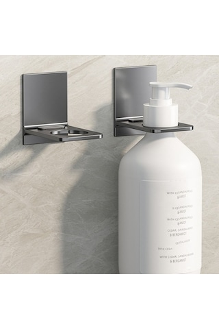 Dancemonkey Cbtx Duş Jeli Şişe Asılı Tutucu - Banyo Tuvalet Braketsiz Şampuan Askısı Raf Organizatör Çok Renkli