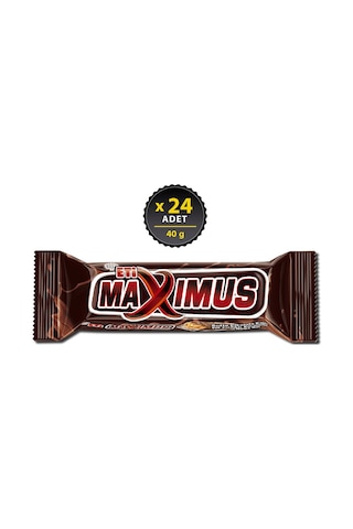Eti Maximus Sütlü Çikolata Kaplı Yer Fıstıklı Bar 36 g x 24 Adet