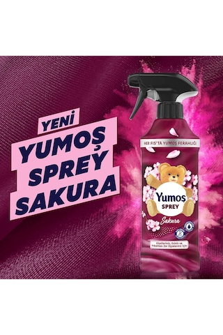 Yumoş Sprey Amber + Sakura + Lilyum Sprey 3 x 450 ML