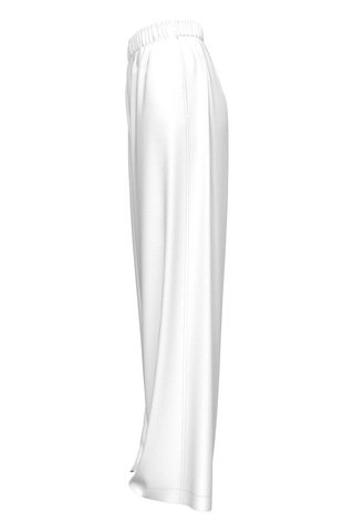 Calvin Klein Kadın Beyaz Kaplamalı Wb Poplin Pantolon-13383 Beyaz