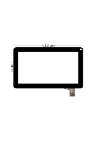 Artes I706 Uyumlu 7'' Inç Siyah Dokunmatik