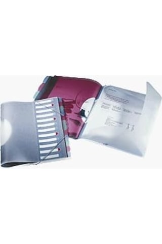 Esselte Mineral 49058 Lastikli Ayraçlı Dosya A4 12 Bölmeli Katalog Rengi