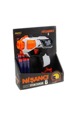 Blaze Storm Nişancı Sünger Atan Tabanca Mini 5 Adet Mermi