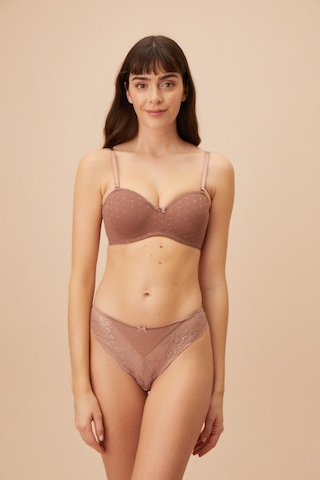 Suwen New Diana Straplez Sütyen Sw5665100 Vizon