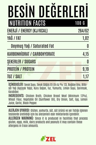 Tavuk Suyu Çorbası 3 Adet 480 Ml Tavuk Göğüs Etli, Yüksek Proteinli, Geleneksel Çorba