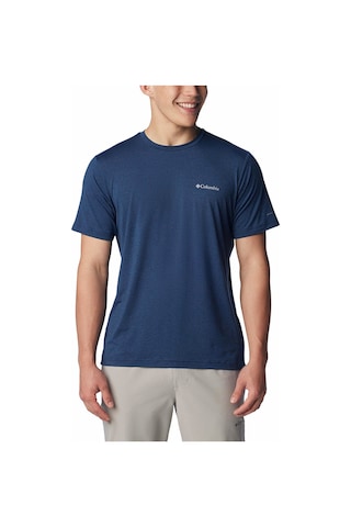 Columbia Tech Trail Crew Neck Iı Erkek Kısa Kollu Tişört-8259 Pfg Lacivert