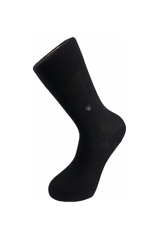 6'lı Yazlık Dikişsiz Pamuklu Erkek Çorabı-Siyah