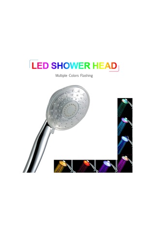 Lemestar Rgb Renkli Led Duş Başkanı - Su Akışı İle Çalışır, Sıcaklık Tespiti Ve Renk Değişimi Özelliği Diğer