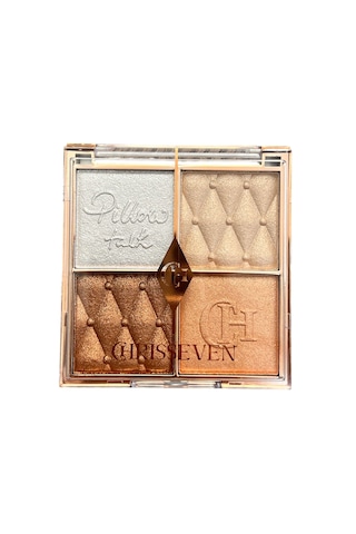 Ghısseven 4'lü Hıghlighter Doğal Işıltılı Aydınlatıcı Palet 002