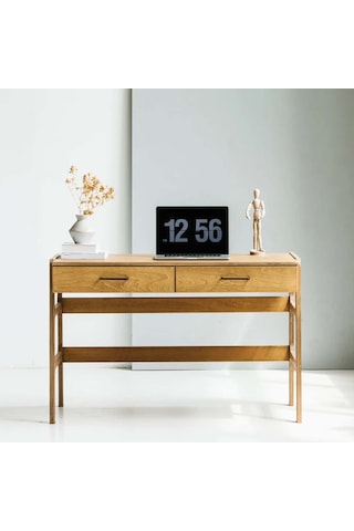 Woodesk Mistral Ahşap Çalışma Masası 120x65 Tik Renk Cpt4633-120