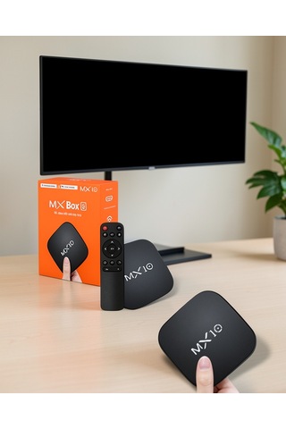 Mx Box Android Tv Medya Oynatıcı 4k Ultra Hd Ses Görüntü Kaliteli